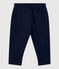 Baby-Hose aus Molton blau SMOKING