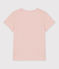 GERADES T-Shirt mit Rundhalsausschnitt aus Bio-Baumwolle Damen rosa SALINE