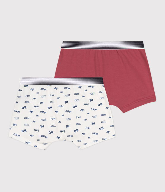 2er-Set Boxershorts aus Baumwolle und Elastan für Jungen variante 1