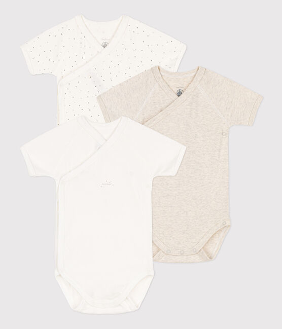 3er-Set Baby-Bodys aus Bio-Baumwolle variante 1