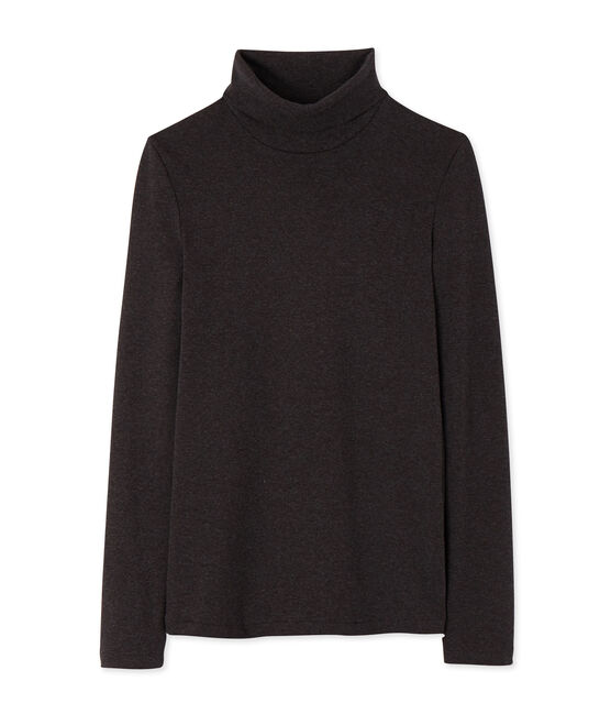 Unterziehpullover für Damen grau CITY CHINE