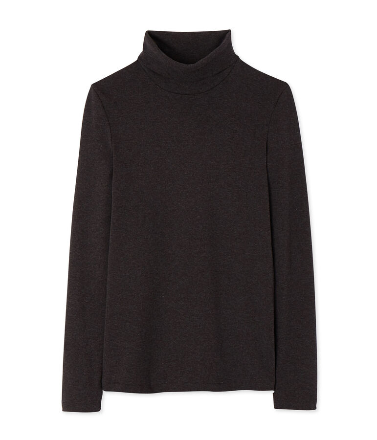 Unterziehpullover f&uuml;r Damen grau CITY CHINE