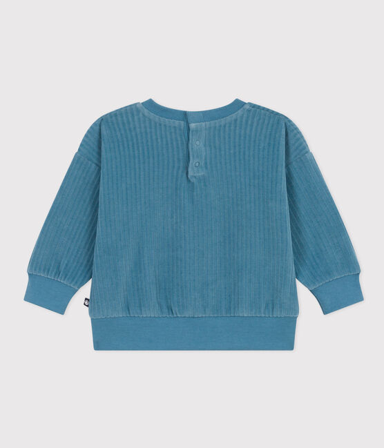 Baby-Sweatshirt aus Nicki blau POLOCHON