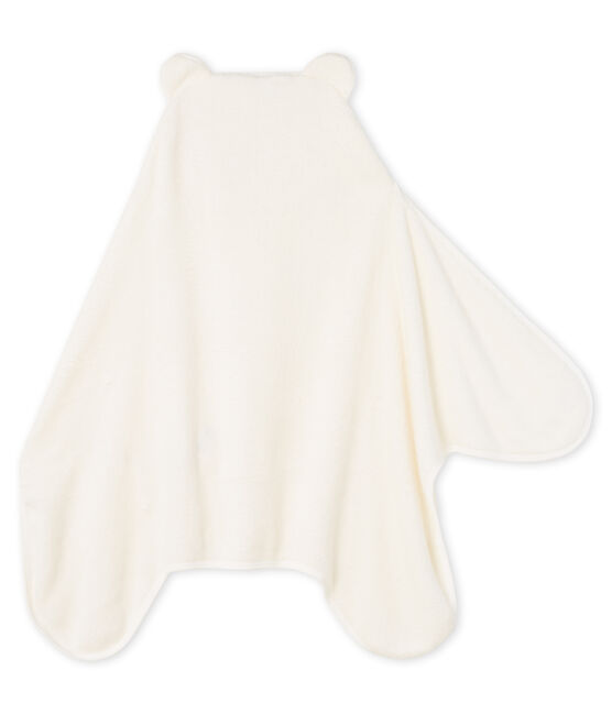 Cape/Decke aus Fleece für Jungen weiss MARSHMALLOW/blau MEDIEVAL