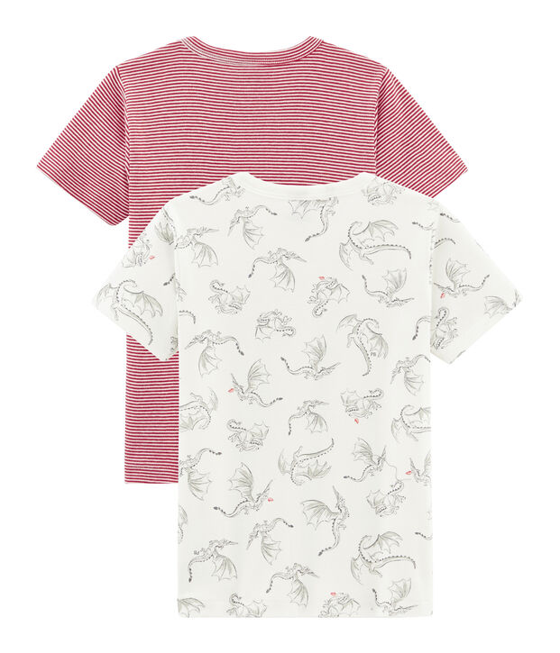 2er-Set kurz&auml;rmlige T-Shirts f&uuml;r kleine Jungen vielfarbig