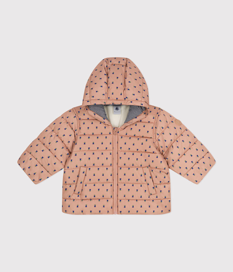 Bedruckter Baby-Anorak beige/vielfarbig