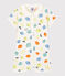 Baby-Einteiler aus Bio-Baumwolle mit Zitronen-Motiv weiss MARSHMALLOW/weiss MULTICO