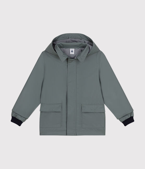 Klassische Kinder-Regenjacke für Mädchen und Jungen grün THUYA