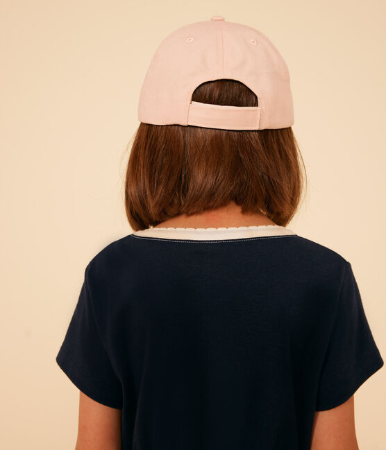 Schirmmütze aus rosa Denim Kinder rosa SALINE