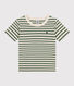 Gestreiftes Jungen-T-Shirt aus leichtem Jerseystoff