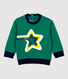 Baby-Sweatshirt aus Molton.