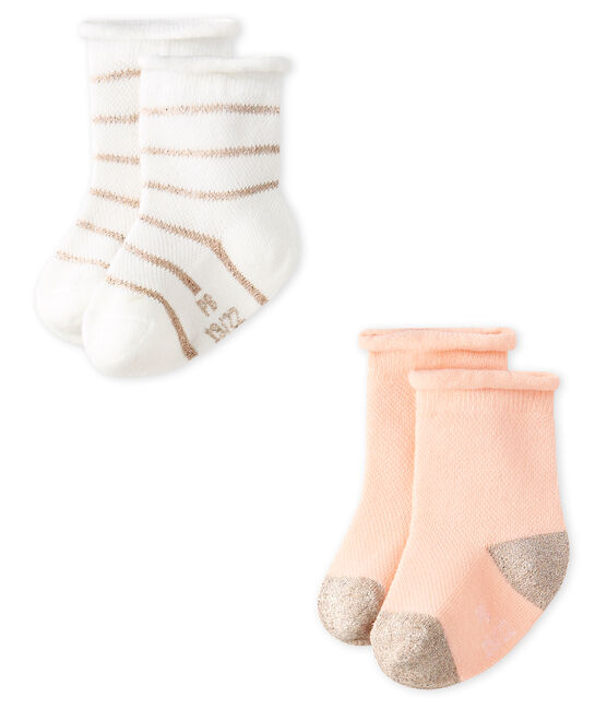 2er-Set leichte Kinderstrümpfe Baby Mädchen variante 2