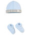 Baby Jungen Mütze und Schuhe im Set blau FRAICHEUR