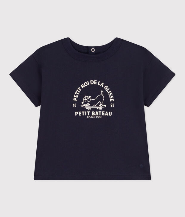 Kurz&auml;rmeliges Baby-T-Shirt aus leichtem Jersey SMOKING