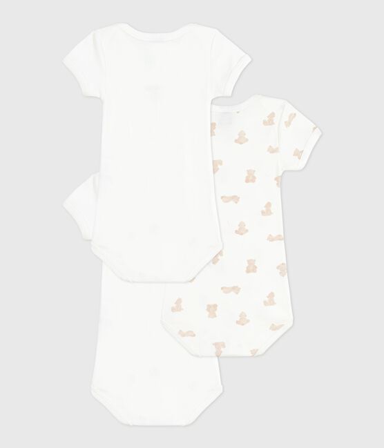 Set kurzärmeliger Baby-Bodys aus Baumwolle mit Bärmotiv variante 1