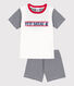 Kinder-Kurzpyjama Petit Bateau aus Baumwolle