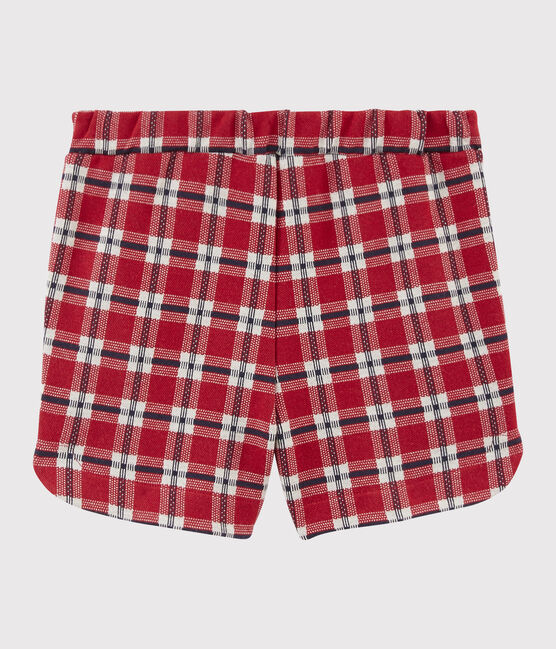 Kindershorts aus Trikotgewebe für Mädchen rot TERKUIT/weiss MULTICO