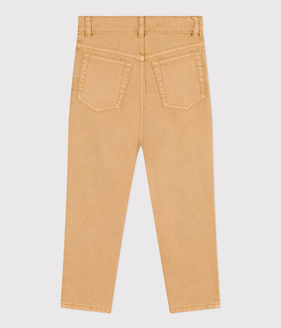 Kinderhose aus Denim für Jungen beige TOURONE
