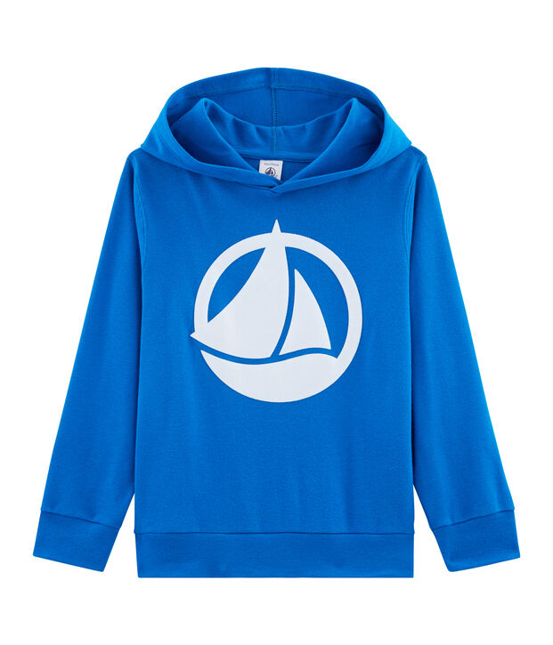 Kinder-Kapuzensweatshirt blau