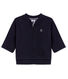 Baby-cardigan mit reissverschluss aus molton jungen