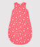 Baby-Schlafsack aus Baumwolle mit Sternen-Motiv rosa PEACHY/weiss MARSHMALLOW