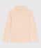Kinder-Rollkragenshirt aus Baumwolle mit Streifen TOURONE/ MARSHMALLOW