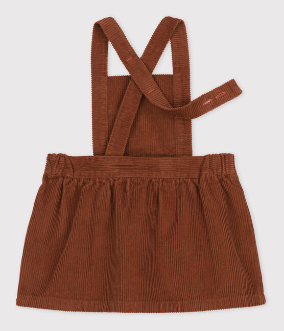 Ärmelloses Babykleid aus Nicki braun CINA
