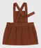 Ärmelloses Babykleid aus Nicki braun CINA