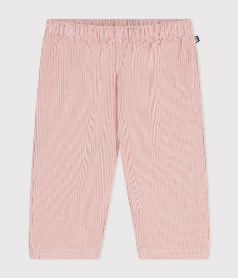 Baby-Hose aus Cord rosa