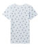 T-shirt fille imprimé en jersey stretch blau FRAICHEUR/weiss MULTICO