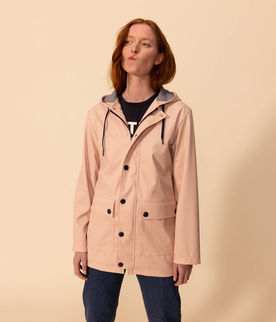 Klassische Damen/Herren-Regenjacke rosa SALINE