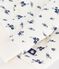 Baby-Cardigan aus Baumwolle mit Blumenmotiv blau MILK/ SOIR