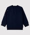 Baby-Sweatshirt aus Molton für Jungen blau SMOKING