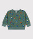 Baby-Sweatshirt aus Baumwolle mit Pilzmotiv