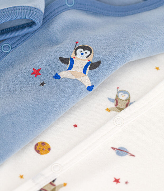 2er-Set Strampler aus Nicki vielfarbig