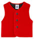 Ärmellose Baby-Strickjacke für Jungen
