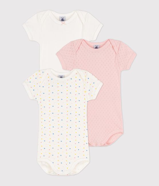 3er-Set kurz&auml;rmelige Bodys aus Baumwolle variante 1