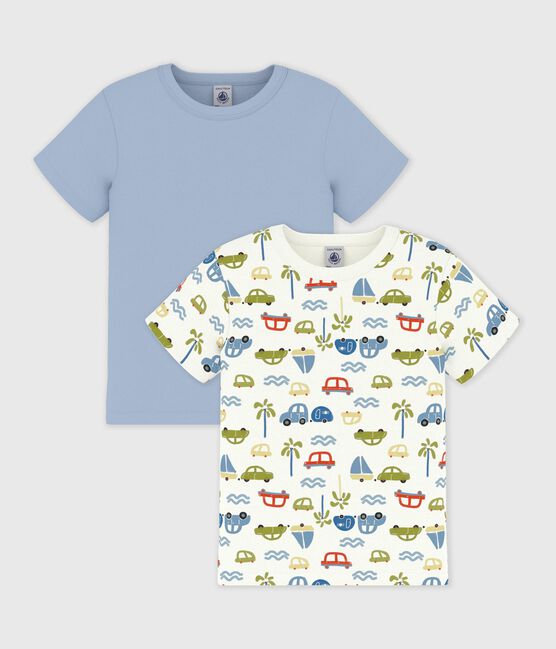 Set kurzärmelige Kinder-T-Shirts aus Baumwolle mit Automotiv variante 1