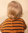 Baby-Sweatshirt aus gestreiftem Bouclé-Frottier ECUREUIL/ SMOKING