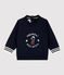 Baby-Sweatshirt aus Molton. blau SMOKING