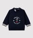 Baby-Sweatshirt aus Molton.
