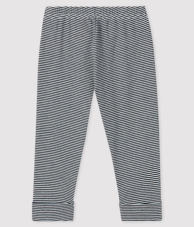 Baby-Hose mit Milleraies-Streifen f&uuml;r M&auml;dchen blau/weiss
