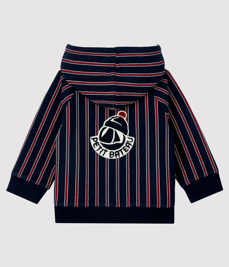 Baby-Kapuzensweatshirt f&uuml;r Jungen blau/vielfarbig