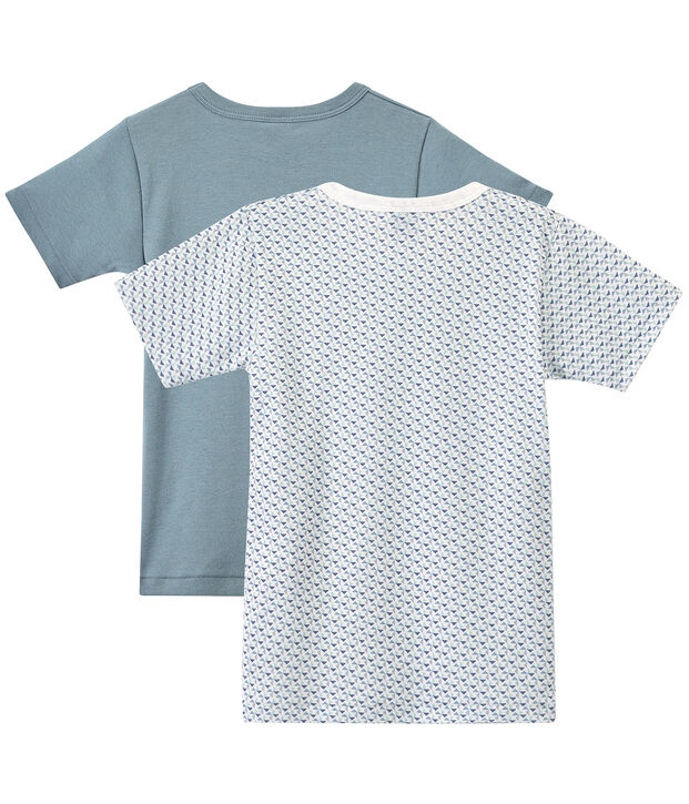 Jungen-Kurzarmshirts im 2er-Set weiss