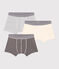 3er-Set Boxershorts aus Baumwolle mit Ringelstreifen für Jungen variante 1