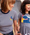 T-Shirt L’ICONIQUE Water Family × Petit Bateau blau MEDIEVAL/weiss MARSHMALLOW