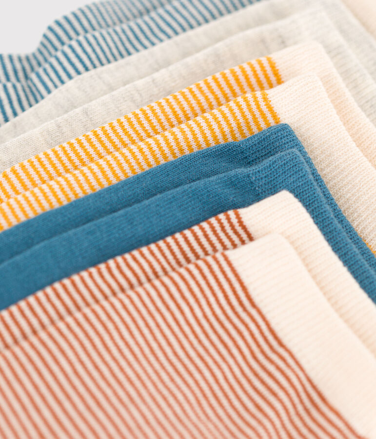 5er-Set Kindersocken mit Ringelstreifen vielfarbig