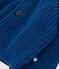 Baby-Cardigan aus Baumwollstrick blau