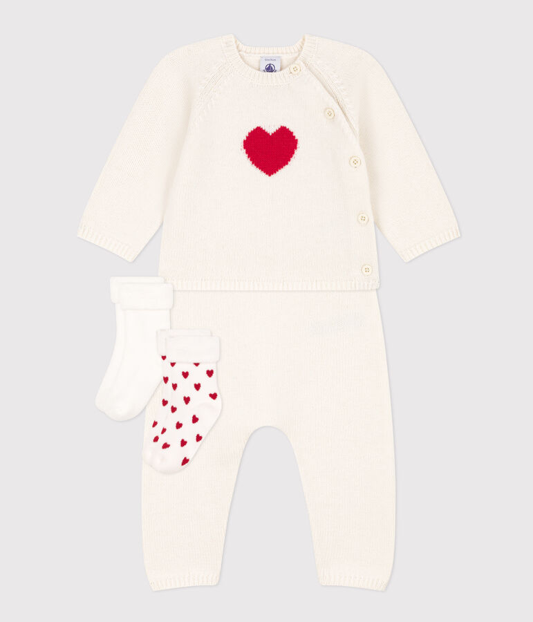 Geschenkset zur Geburt aus Strick variante 1