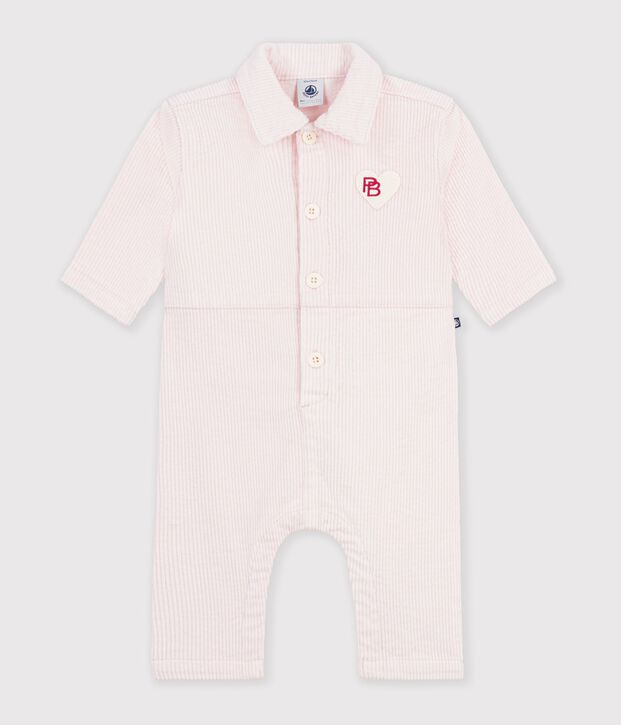 Langer Baby-Overall aus einfarbigem Feincord BARELY
